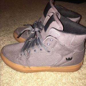 Gray Supra Sneakers
